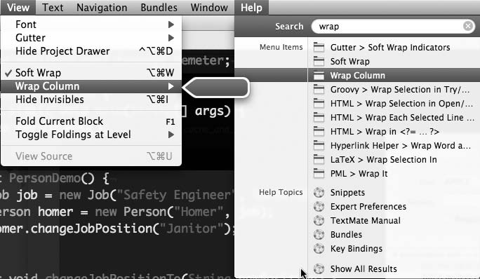 图 2-6. Leopard 为你查找菜单项