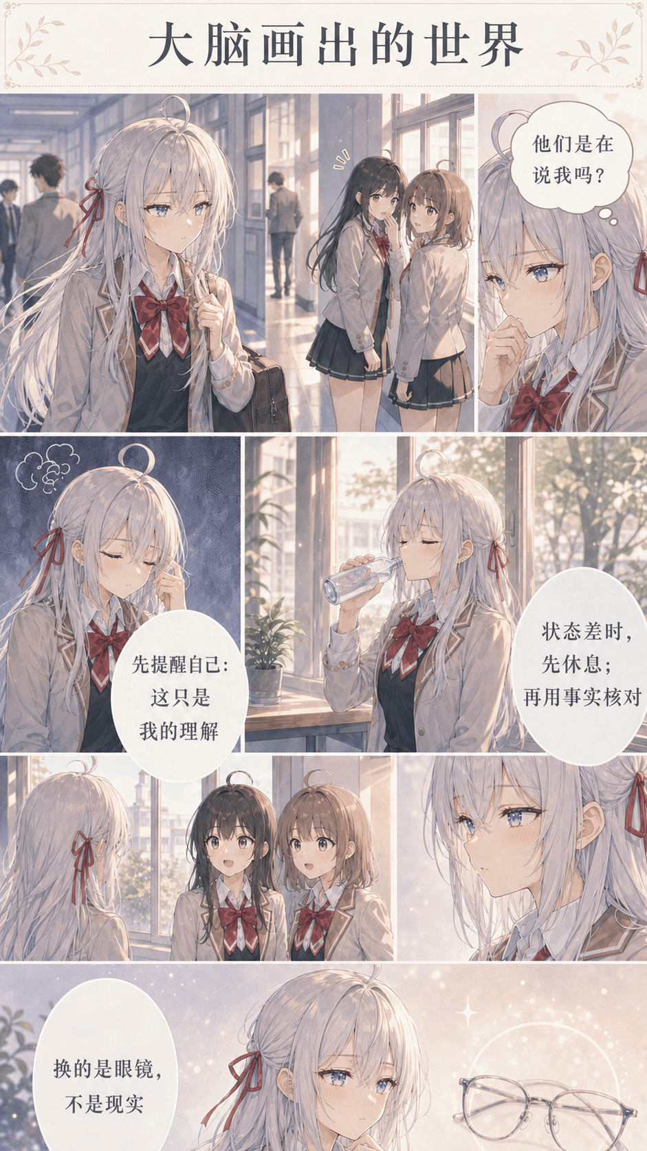 大脑画出的世界漫画