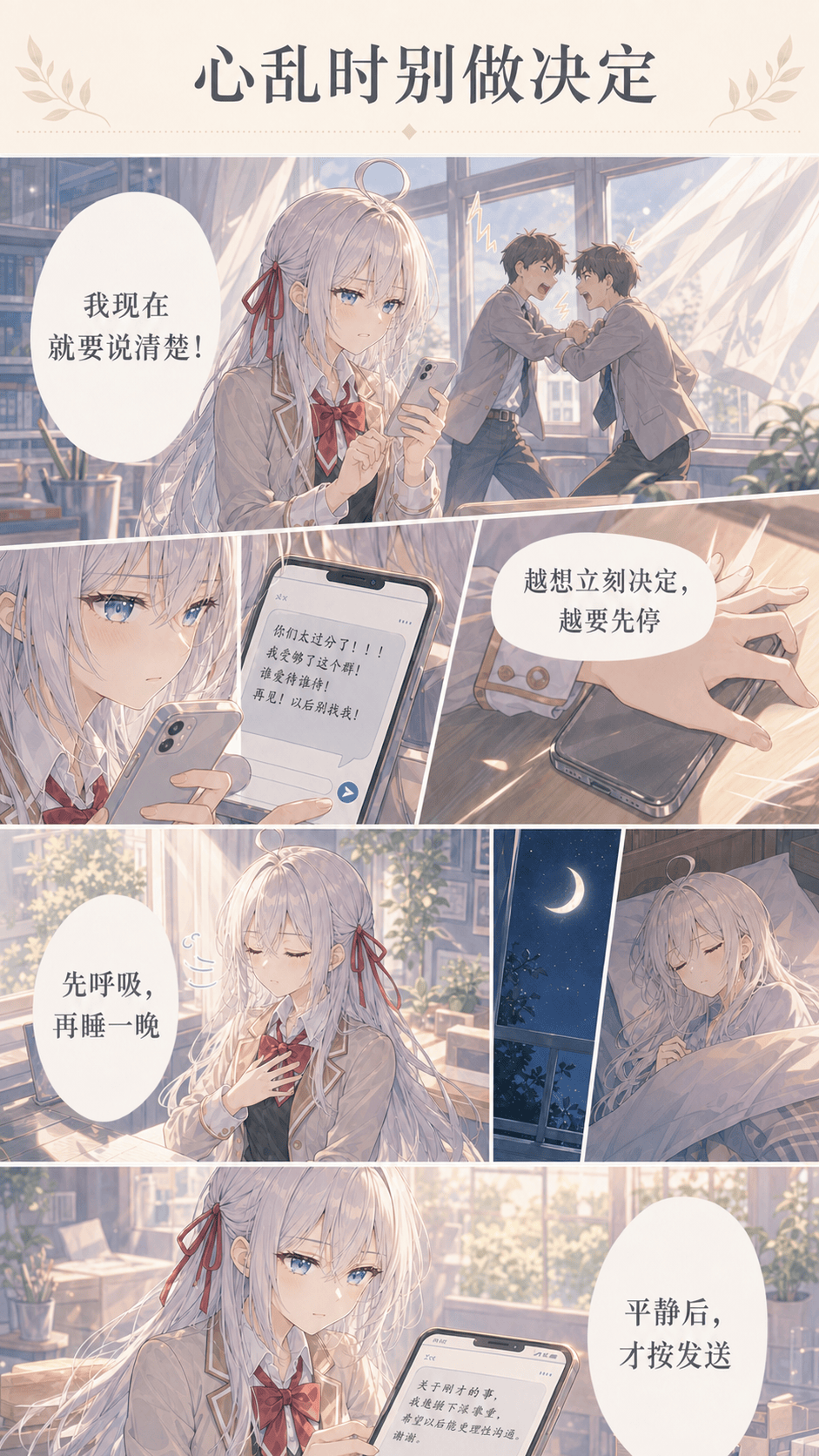心乱时别做决定漫画