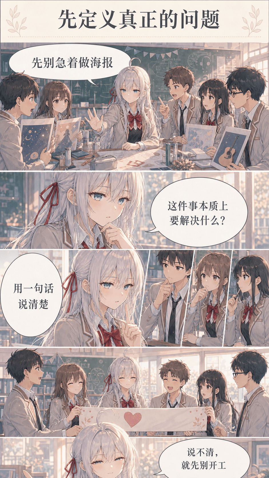 先定义真正的问题漫画