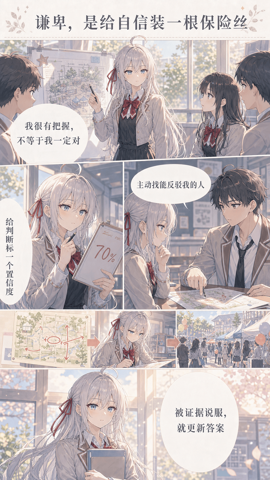 给自信装保险丝漫画